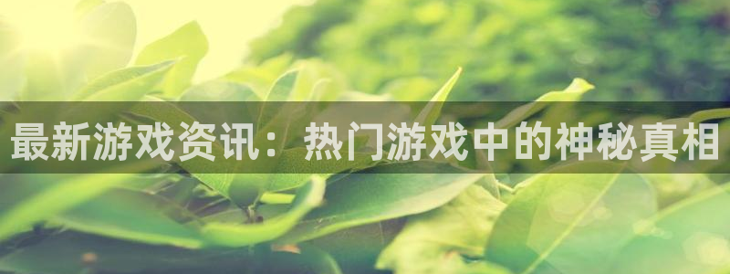 辉达娱乐奖金是多少啊：最新游戏资讯：热门游戏中的神秘真相